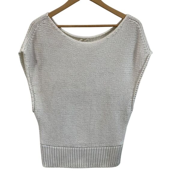 Moth Cream Crew Neck Sweater - Picture 1 of 11